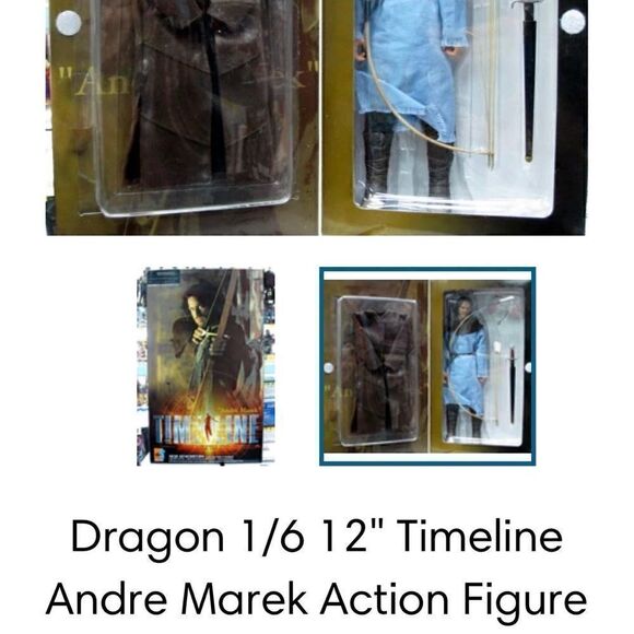 Dragon 12” Action Figure Andre Marek from Timeline Gerard Butler Toys - Picture 4 of 16